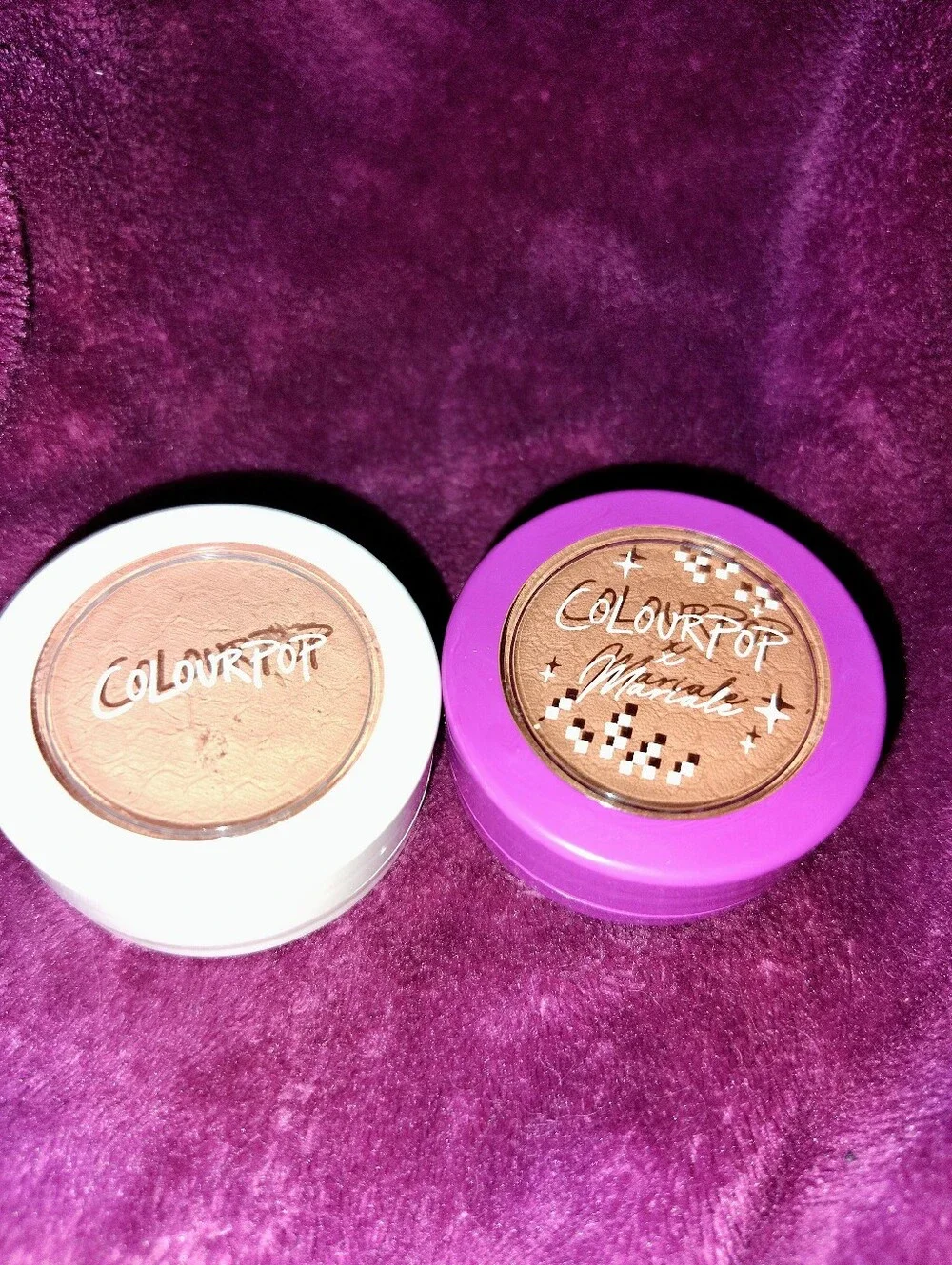 Colourpop Super Shock Blushes- Count Me In And Virtual Reality Matte Finishes